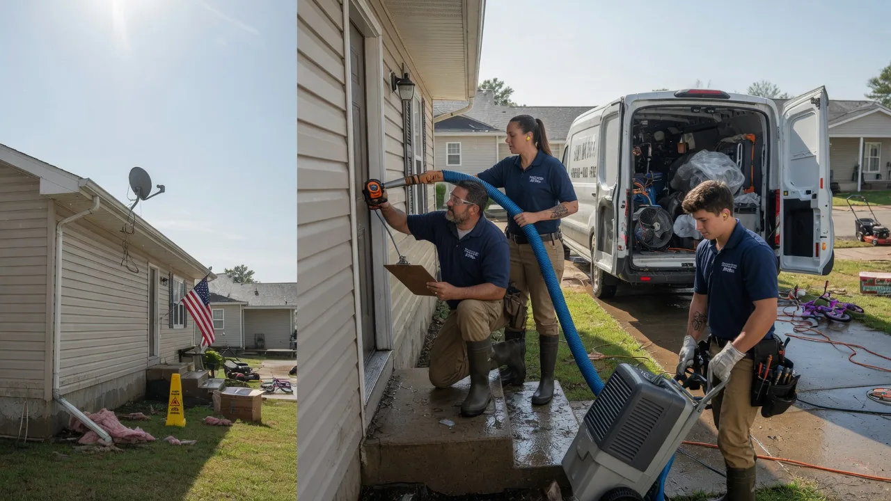 Ceiling Water Damage Restoration in Red Oak, VA near me